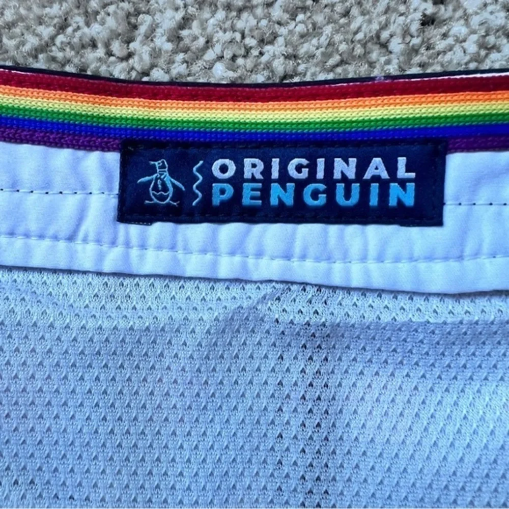 NWT Penguin Pride swim trunks size 31